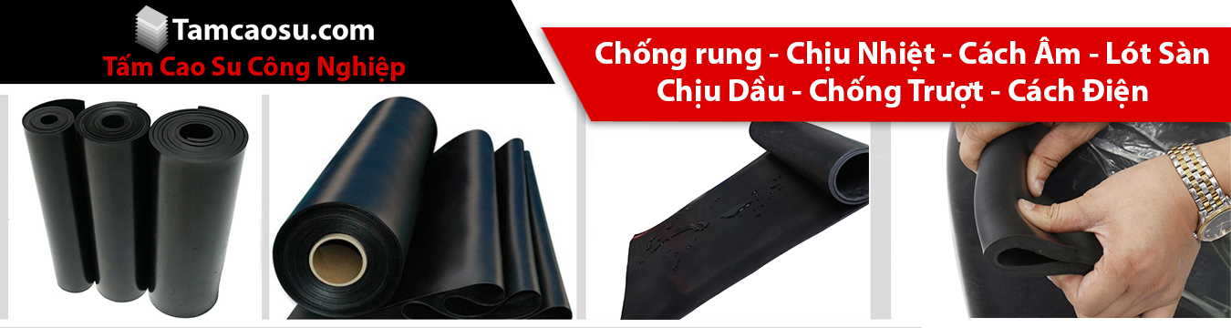 banner tam cao su